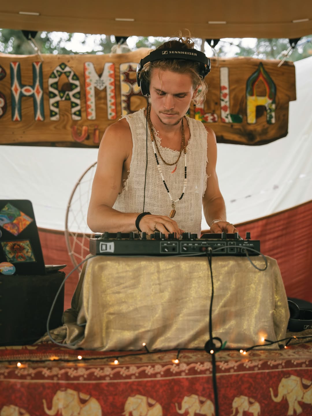 DJ performance at Shamballa