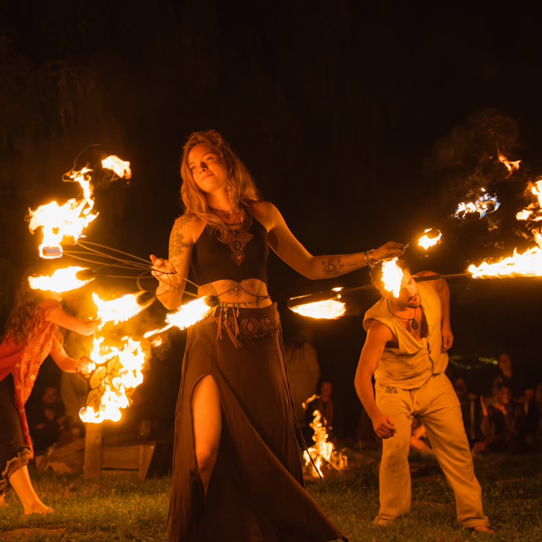 Fire performance at night
