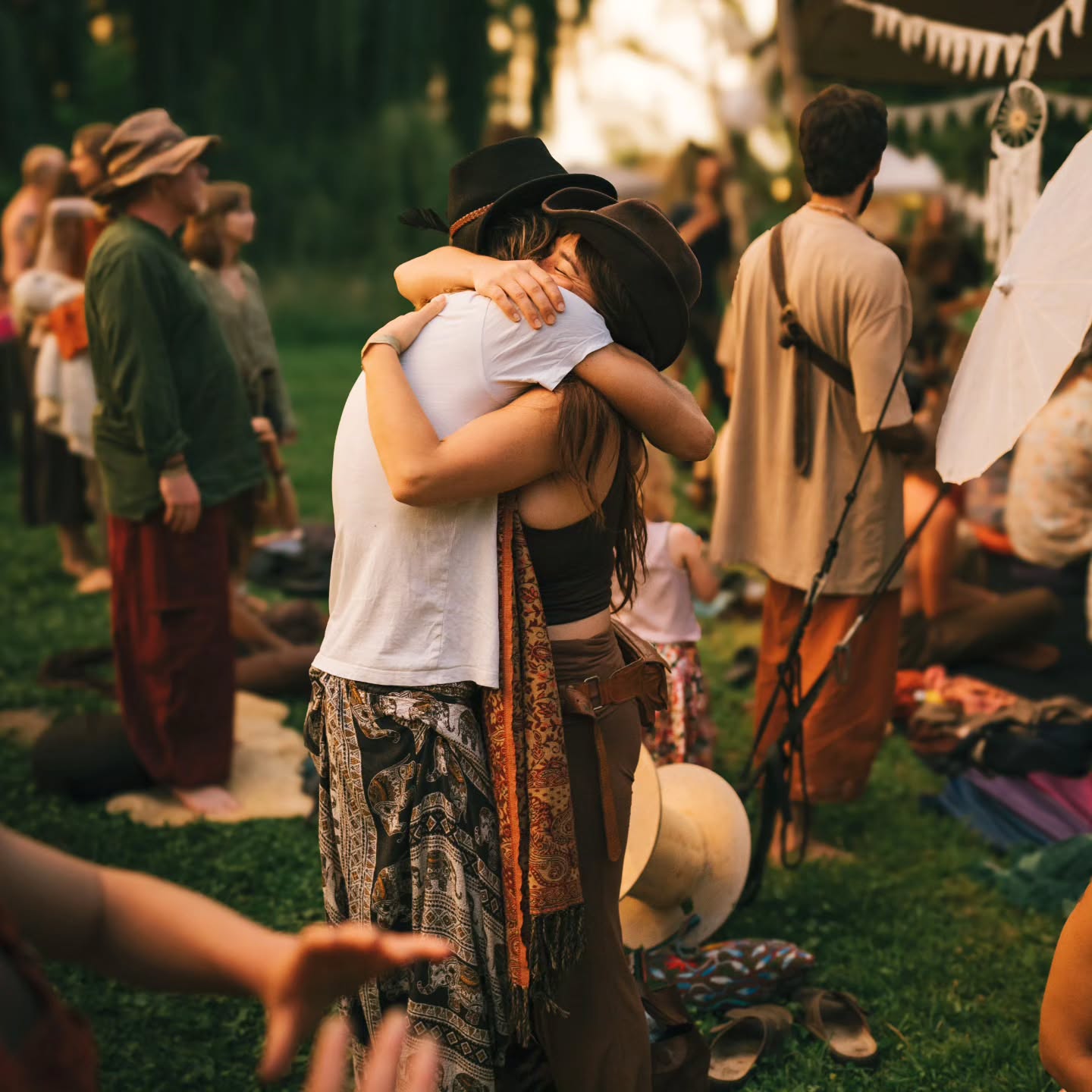 Warm embrace at Shamballa
